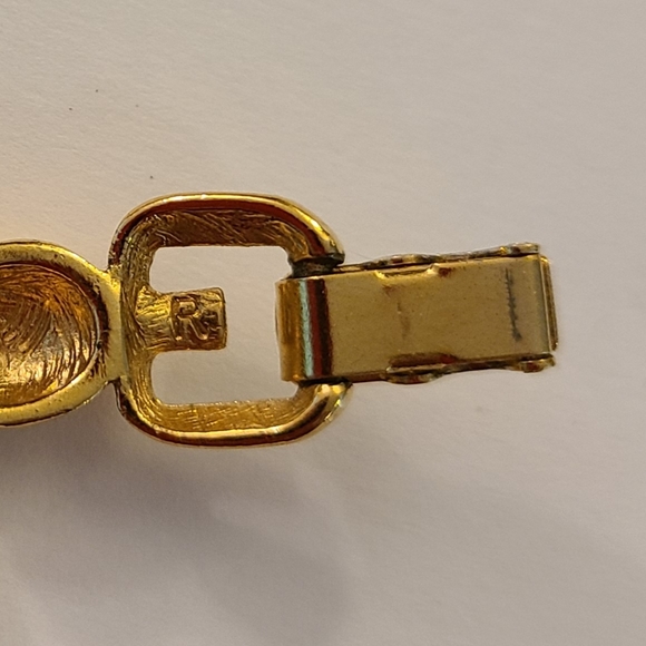 Givenchy Gold Filled Bracelet Raindrop chain link - Picture 7 of 9